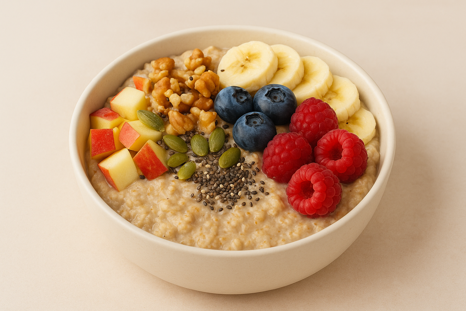 Niskoglikemiczna owsianka z dodatkami Niskoglikemiczna owsianka z dodatkami